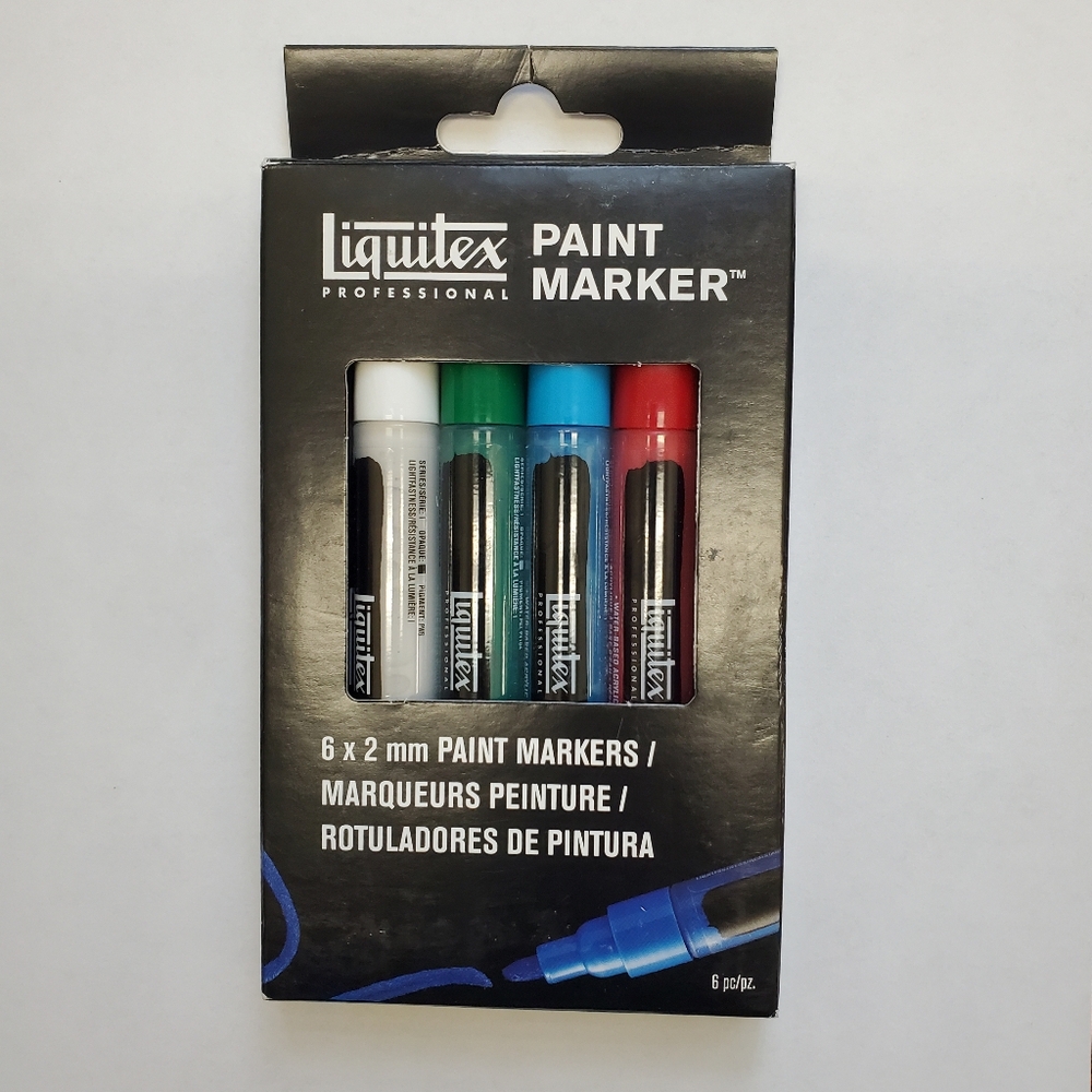 Liquitex Paint Marker Set 6 x Fine (2mm tips)